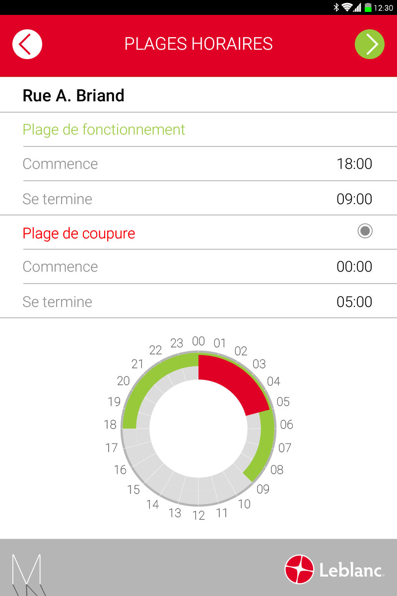 Interface MAESTRIO - Tristan ALBERT - Groupe Leblanc